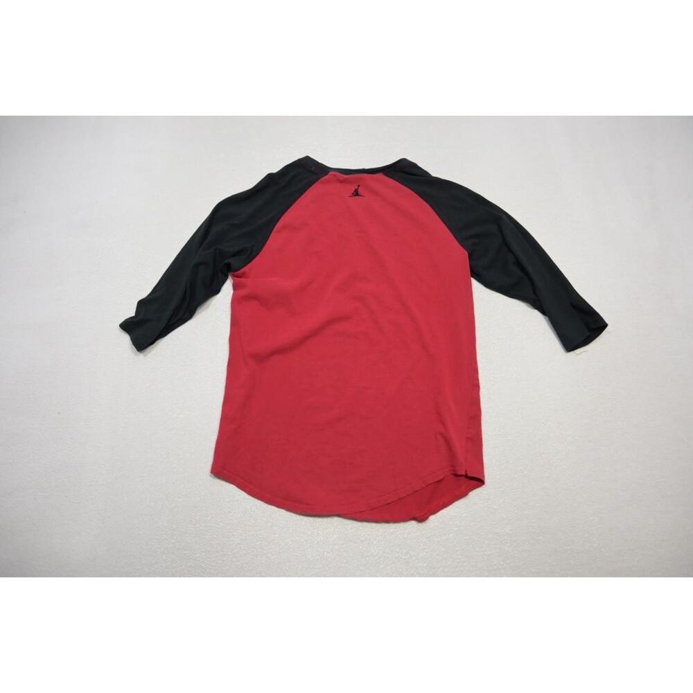 Nike Air Jordan Tee Gym Shirt Graphic Red 3/4 Sleeve Mens Size Medium - Picture 10 of 11